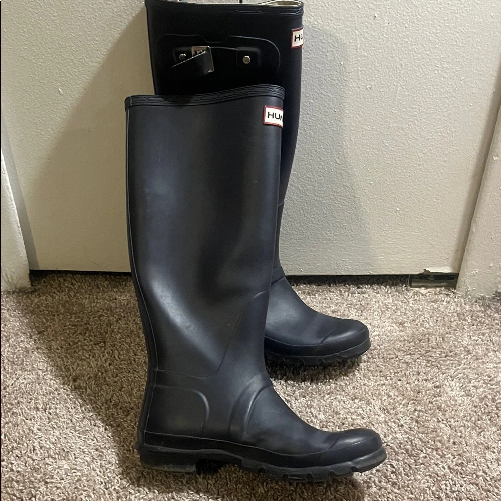 Hunter Classic Deep purple Waterproof Boots - Picture 8 of 12